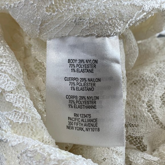 Women's Tahari Ivory Lace Crop Shrug Floral-New without tag - Picture 11 of 12